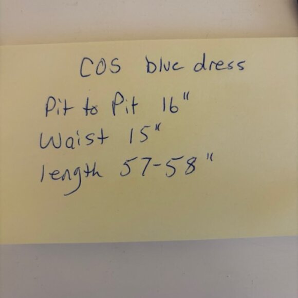 Brand New Sleeveless Drop-Waist Maxi Dress: COS - Picture 3 of 11